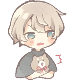 Video sticker 😯 Повседневный кун @Nyasticks