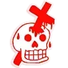 Sticker ☠️ red ➜ @emoji1