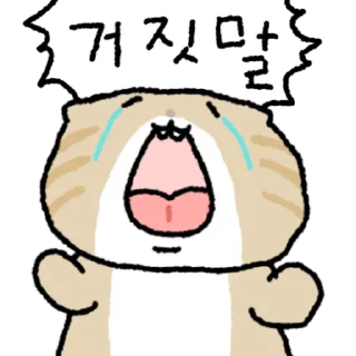Telegram sticker 👍 @KakaoEmoji 누봉이애옹