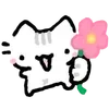Sticker 💐 cat basil ➜ @emoji1