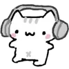 Sticker 🎧 cat basil ➜ @emoji1