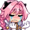 Sticker 😭 astolfo