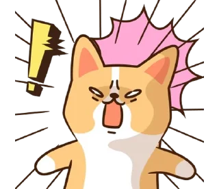 Telegram sticker 💬 급하개? 바쁘개? 좋개? By @KakaoEmoticon