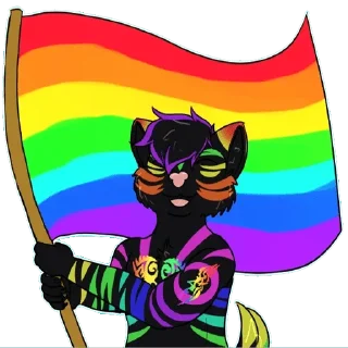 Video sticker 🏳️‍🌈 tigusky — @stckrRobot