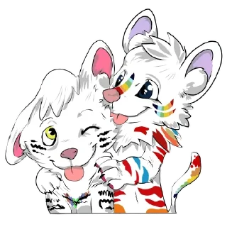 Video sticker 💋 tigusky — @stckrRobot