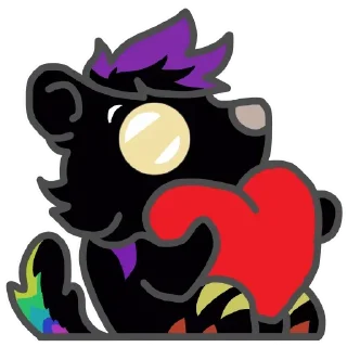 Telegram sticker 😍 tigusky — @stckrRobot