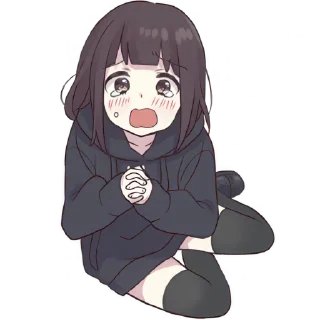 Telegram sticker 😭 Куруми-чан 6 @Nyasticks