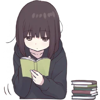 Telegram sticker 🤓 Куруми-чан 6 @Nyasticks
