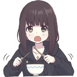 Telegram sticker 😶 Куруми-чан 6 @Nyasticks
