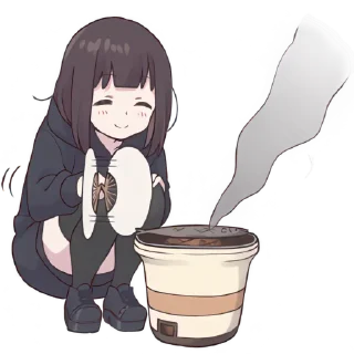 Telegram sticker 🍵 Куруми-чан 6 @Nyasticks