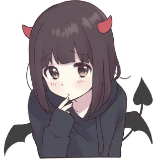 Sticker 🤔 Куруми-чан 6 @Nyasticks