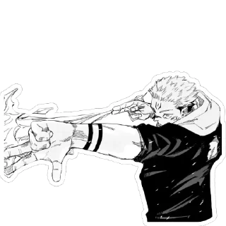 Telegram stiker 🔥 JJK by @CortiZ0l