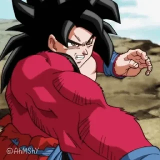 Telegram sticker 🀄️ - ᗷY @ahMshY 𓉮 . Xeno Goku