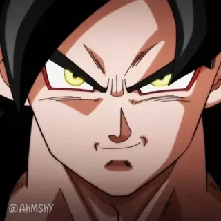Telegram sticker 🀄️ - ᗷY @ahMshY 𓉮 . Xeno Goku