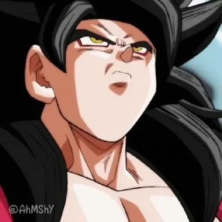 Telegram sticker 🀄️ - ᗷY @ahMshY 𓉮 . Xeno Goku