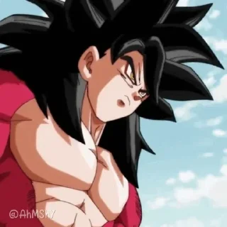 Telegram sticker 🀄️ - ᗷY @ahMshY 𓉮 . Xeno Goku