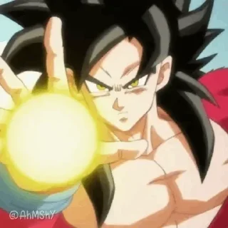 Telegram sticker 🀄️ - ᗷY @ahMshY 𓉮 . Xeno Goku