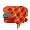 Sticker 🧣 Русую эмо�...