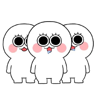 Sticker 💬 동그리는 큼직큼직해 By @KakaoEmoticon