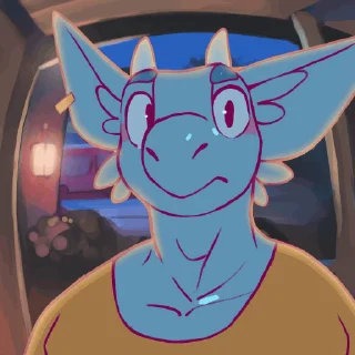 Video sticker 👀 Derg Animated