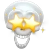 Sticker 😍 Скулл череп крутой троллфейс