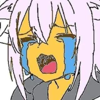 Telegram sticker 😭 HouReacts