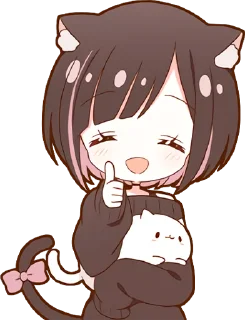 Video sticker 👍 Kuroneko Chan @jp_stickers