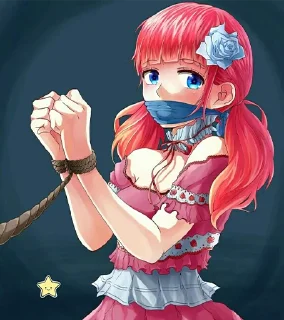 Telegram sticker ❤️ @PrettyPridot @VigersRay Bondage