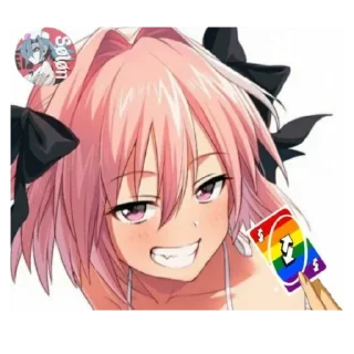 Telegram sticker 🏳‍🌈 @femboybase - ФЕМБОИ ТУТ