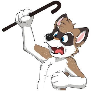 Telegram sticker 👴 Huscoon by Paco