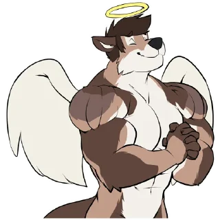Telegram sticker 😇 PaulTheDog