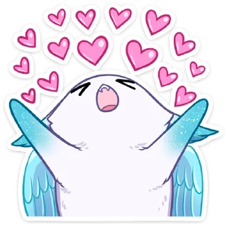 Telegram sticker ❤️ Минто :: @stickroom