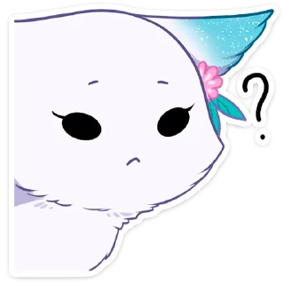 Telegram sticker ❓ Минто :: @stickroom