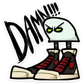 Telegram sticker 🤬 Полтергейст Спуки • @TgSticker