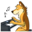Video sticker 🎹 Ley DingoFox