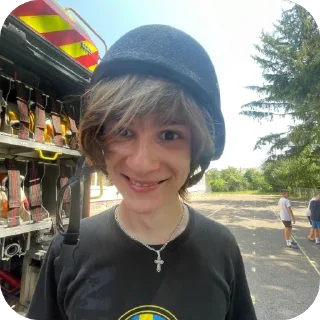 Telegram sticker 😃 Саня лютий барабашка