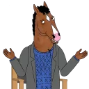 Telegram stiker 🤷‍♂️ bojack