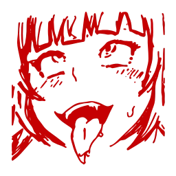 Sticker 🥵 ahegao adapt ➜ @kotletovvemoji