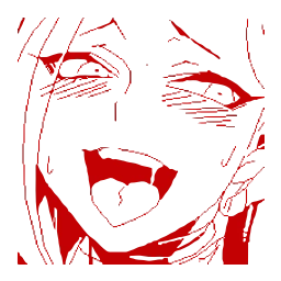 Sticker 🥵 ahegao adapt ➜ @kotletovvemoji