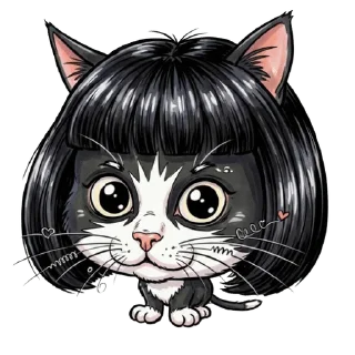 Telegram sticker 🌟 Fran'sCat 😾: @fStikBot