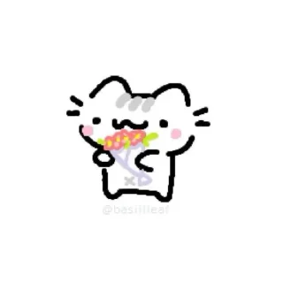 Video sticker 👍 Baby cat uwu