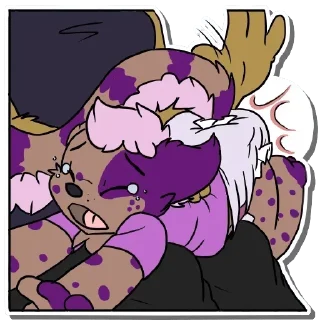 Telegram sticker 😢 Maggie's spankings — @stckrRobot
