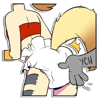 Telegram sticker 😳 Maggie's spankings — @stckrRobot
