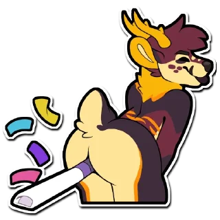 Telegram stiker 🥳 Gomi Part 1 | @GomiStickers