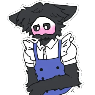 Telegram sticker 🥋 Кривой латекс @shawty71inPerson