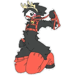 Sticker 🦮 Кривой латекс @shawty71inPerson