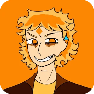 Telegram sticker 🧡 Портреты укурышей