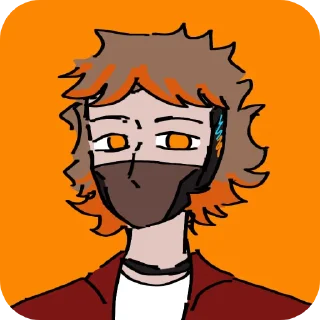Telegram sticker 🧡 Портреты укурышей