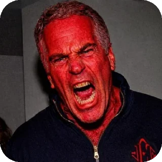 Telegram sticker 🤬 Эпштейн: by @kinzmaa