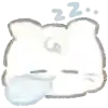 Sticker 😴 ' κ𑄜ᴛя ↬ ˗ ˏˋ @wexsavi 💕 ˎˊ -